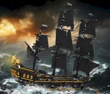 RoGer Pīrātu Kuģa Konstruktora Komplekts Black Pearl 3180gab (5903864977349)