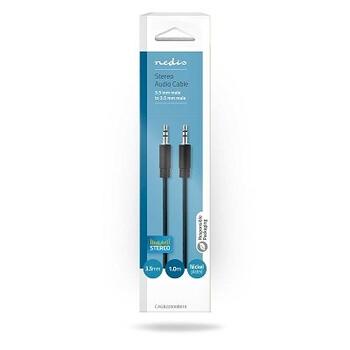 Nedis Stereo audio Kabelis 3,5mm - 3,5mm 1 m (CAGB22000BK10)