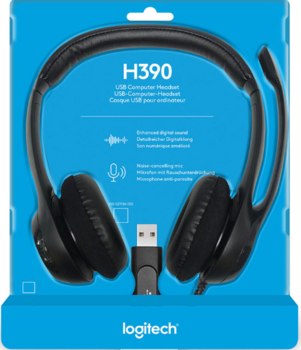Logitech H390 Наушники (981-000406)
