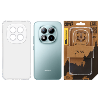 Tactical TPU Plyo Cover Защитный чехол для Xiaomi Redmi Note 15 Pro 5G / прозрачный (TA-57983129103)