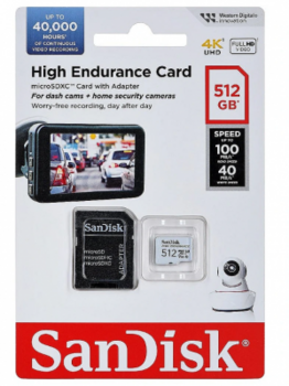 SanDisk SDSQQNR-512G-GN6IA microSDXC Atmiņas karte 512GB (SDSQQNR-512G-GN6IA)