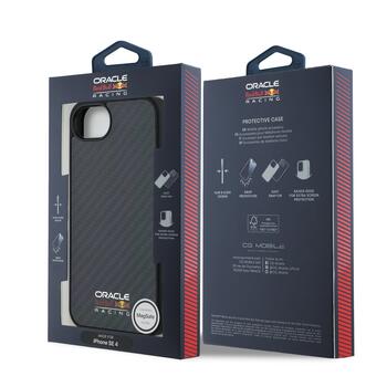 Red Bull Carbon Shiny Logo MagSafe Case Чехол для Apple iPhone 16e (RBHMPSE424CFILSK)