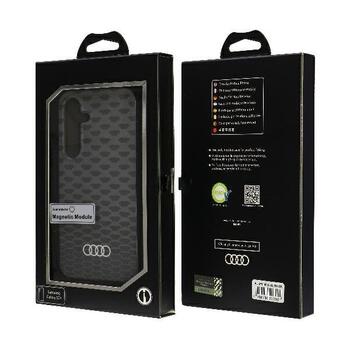 Audi IML Pattern MagSafe Чехол для Samsung Galaxy S24 (AU-IMLMS24-Q5/D3-BK)