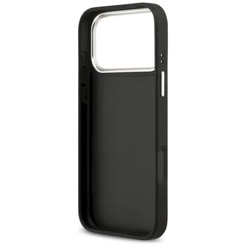 Guess Grained Big 4G Classic Logo Case Защитный чехол для iPhone 17 Pro Max / чёрный (GUHCP17XPG4SMCEK)