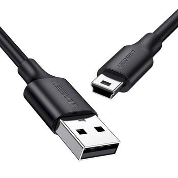 UGREEN US132 Cable USB A - miniUSB Uzlādes kabelis priekš 1m / melns (UG-10355)