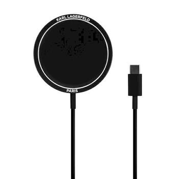 Karl Lagerfeld Induction Charger KLCBMSIKBK Зарядное устройство 15W MagSafe (KLCBMSIKBK)