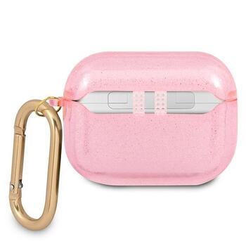 Guess GUAPUCG4GP AirPods Pro cover Защитный чехол для AirPods Pro Glitter Collection / розовый (GUAPUCG4GP)