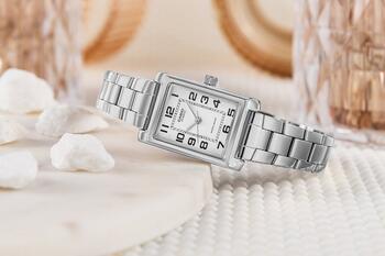 Casio Timeless LTP-1234PD-7BEG Женские Часы 21mm Silver Case White Dial (LTP-1234PD-7BEG)