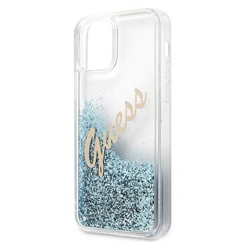 Guess GUHCP12SGLVSBL Glitter Vintage Script Защитный чехол для iPhone 12 mini 5,4