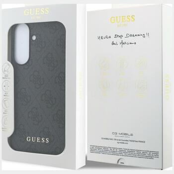 Guess 4G Classic Case Защитный чехол для Samsung Galaxy A37 5G / чёрный (GUHCSA37G4GFGR)