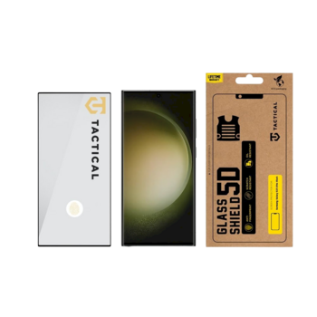 Tactical Glass Shield 5D Защитное стекло для Samsung Galaxy S23 Ultra / чёрный (TA-57983113667)