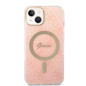 Guess Set GUBPP14MH4EACSP Aizsargapvalks + Tīkla lādētājs priekš iPhone 14 Plus / 15 Plus 6.7