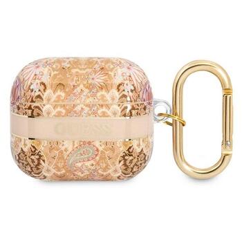 Guess GUA3HHFLD AirPods 3 cover Paisley Strap Collection Защитный чехол для AirPods 3 / золотой (GUA3HHFLD)