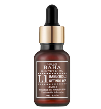 COS DE BAHA Bakuchiol 2 & Retinol 0.15 (L1) 30 ml Средство для ухода за кожей (8809240318171)