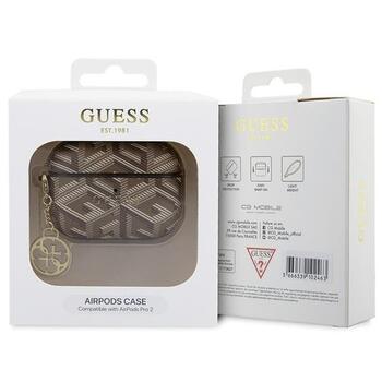 Guess GUAP2PGCE4CW Защитный чехол для AirPods Pro 2 (2022/2023) / коричневый GCube Charm (GUAP2PGCE4CW)