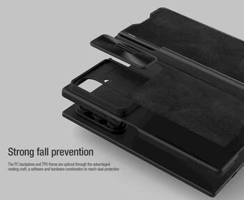 Nillkin Qin Book PRO Pen Slot Case Защитный чехол с отделением для стилуса для Samsung Galaxy Z Fold 7 / чёрный (57983126247)