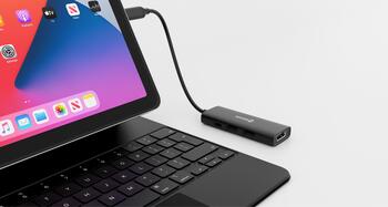 Swissten 4in1 USB-C Hub Многопортовая док-станция 100W / HDMI 4K / 2x USB-A (44040201)