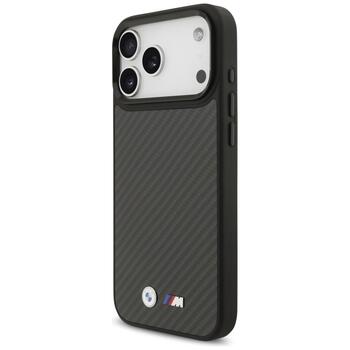 BMW M Kevlar Matt MagSafe Case Aizsargapvalks priekš Apple iPhone 17 Pro Max (BMHMP17X24CFMMK)