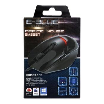 E-Blue EMS657 Стандартная Мышь 3200 DPI / USB (EMS657BKCZ-IU)