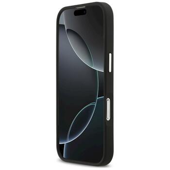Case Guess Grained Big 4G Classic Logo Aizsargapvalks priekš iPhone 17 / melns (GUHCP17SPG4SMCEK)