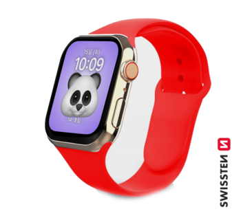 Swissten Cиликоновый Pемешок для Apple Watch 1/2/3/4/5/6 / SE / 42 мм / 44 мм (46000112)