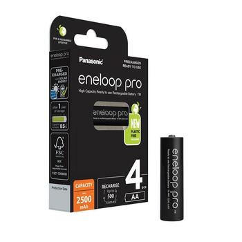 Panasonic Eneloop Pro Аккумуляторные Батарейки  4xAA / 2500mAh (BK-4LCCE/2BE)