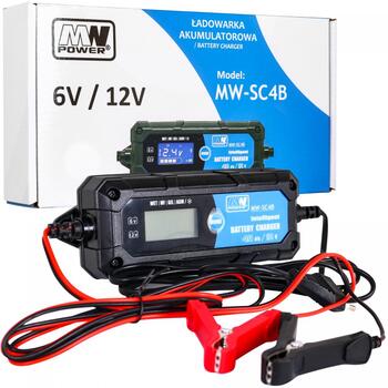 RoGer MW-SC4B Зарядное устройство для аккумулятора 6V / 12V (RO-MW-SC4B)