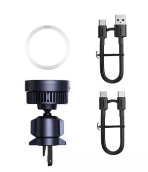 Baseus MagPro Автодержатель для телефона c индуктивным зарядным устройством 15W (C40164100121-01)