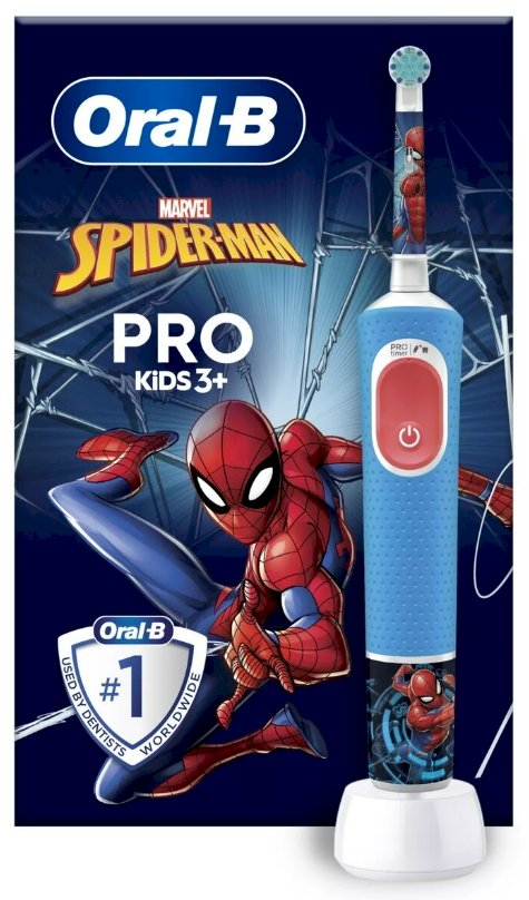 Oral-B Vitality PRO Elektriskā Zobu Birste Kids 3+ Spiderman (8006540772928)