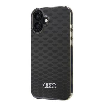 Audi IML Stitching Pattern MagSafe Aizsargapvalks Priekš Apple iPhone 16 Plus (AU-IMLMIP16M-Q5/D3-BK)
