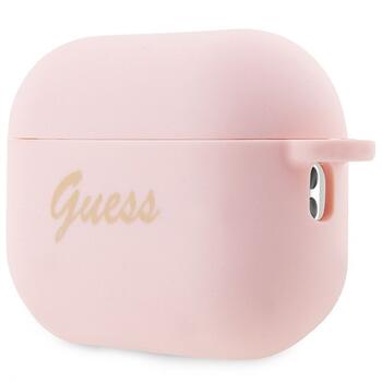 Guess GUAP2LSCHSP AirPods Pro 2 (2022/2023) cover Защитный чехол для AirPods Pro 2 (2022/2023) Silicone Charm Heart Collection / розовый (GUAP2LSCHSP)