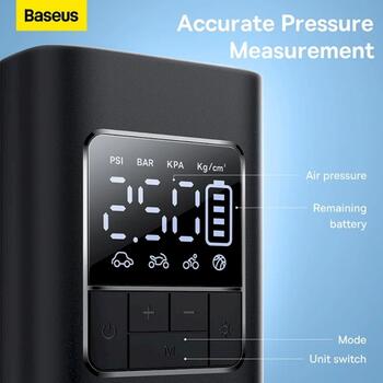 Baseus Super Mini Pro Compressor Cluster Kompresors / melns (C11159300111-00)