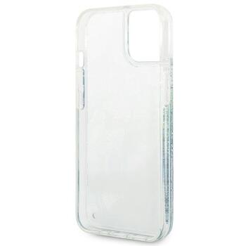 Guess GUHCP14SLFLSN Hardcase Flower Liquid Glitter Защитный чехол для iPhone 14 / 15 / 13 6.1