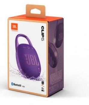 JBL Clip 5 Bezvadu Portatīvais Skaļrunis (JBLCLIP5PUR)