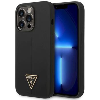 Guess GUHCP14XSLTGK Silicone Triangle Hardcase Защитный чехол для iPhone 14 Pro Max 6,7