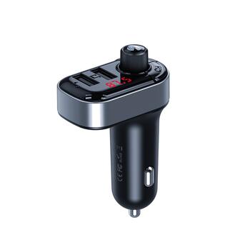 XO BCC10 Зарядное устройство FM Transmitter / Bluetooth /  MP3 / 3.1A (GSM170032)