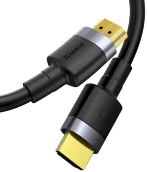 Baseus Cafule HDMI 2.0 HDMI-кабель 4K 3D 1m / чёрно-серый (CADKLF-E01)