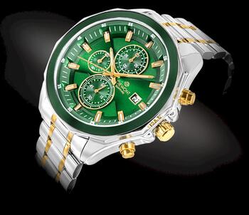 Giewont Chronograph Sapphire Vīriešu pulkstenis / sudrabaini zaļš (GW7290-B7)