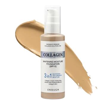 Enough Collagen 3in1 Whitening Moisture Тональная Основа SPF15 №21 100ml (8809474497079)