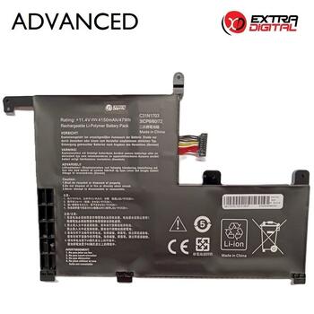ExtraDigital Аккумулятор для ноутбука ASUS C31N1703 4150mAh (NB432349)
