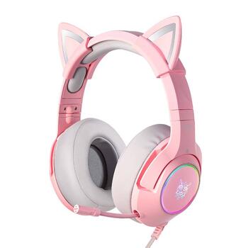 ONIKUMA K9 Spēļu Austiņas (K9 Pink RGB 3.5mm)