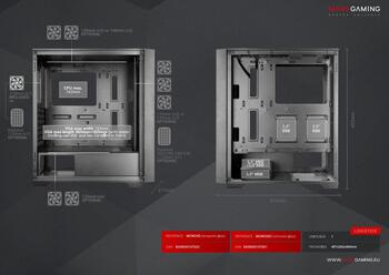 Mars Gaming MCWOOD Datora korpuss ar koka līstēm ATX / caurspīdīgs stikls (MCWOOD)