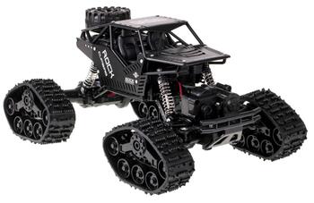RoGer Rock Crawler 2in1 Radiovadāmā mašīna / 2.4Ghz / 4x4 / 20 km/h / 1:16 (RO-RC-GRR-2IN1-BK)