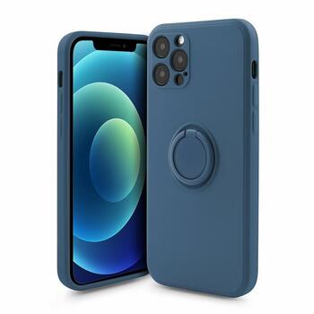 Mocco Pastel Ring Silicone Back Case Силиконовый чехол для Samsung Galaxy S22 Plus 5G Синий (MO-RING-SA-S22PL-BL)
