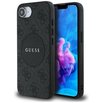 Guess 4G Circle Classic Logo MagSafe Чехол для Apple iPhone 16e (GUHMPSE4P4PGRSGK)