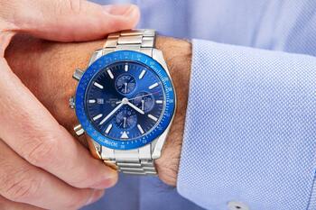 Giewont Chronograph Sapphire Vīriešu pulkstenis GW8720-B3 / sudraba-zils (GW8720-B3)