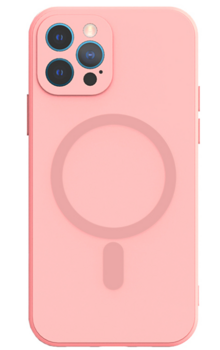 Mocco MagSilicone Soft Back Case Силиконовый чехол для Apple iPhone 14 Plus Pозовый (MO-MAGSI-BC-AP-IPH14PL-PI)