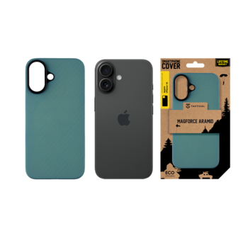 Tactical MagForce Aramid Cover Защитный чехол для Apple iPhone 16 / синий (TA-57983126540)