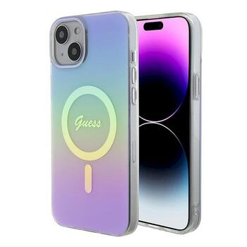 Guess GUHMP15SHITSU Hardcase IML Iridescent MagSafe Защитный чехол для iPhone 15 / 14 / 13 6.1