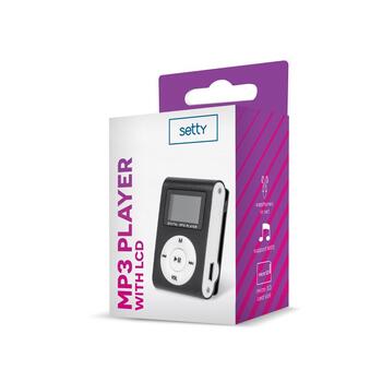 Setty MP3 Супер компактный проигрыватель с LCD экраном и слотом карты памяти microSD + Наушники (GSM014537)